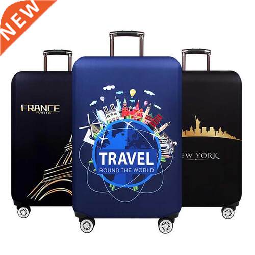 New York Paris Thicken Luggage Protective Cover 18-32inch Tr