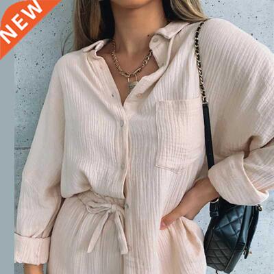 New single-breasted cardigan loose top shorts two- piece set