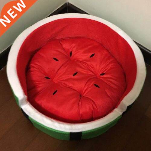 style good quality fashion round watermelon pet bed,Puppy