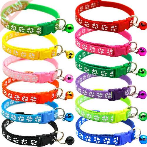 Cat Collar and ell with Sety Quick Release reak Away uc