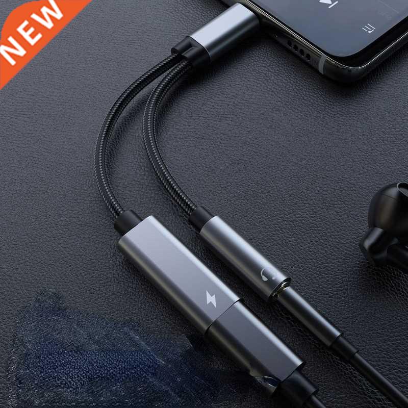 2 In 1 USB C To .5mm Headphone Jack Adapter Type C Charge A图片