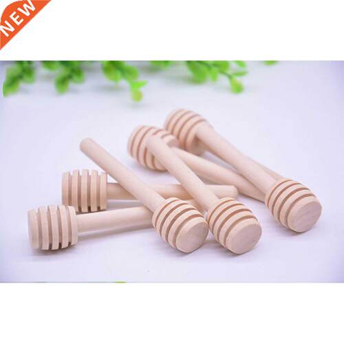30PCS Mini Wooden Honey Dipper Sticks Portable Honey Sticks