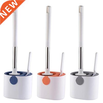 Long Handle Toilet Clean Brush Silicone Toilet Brush& Ho