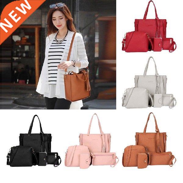 Women Handbags Top Handle Satchel Purse Shoulder Bag Set