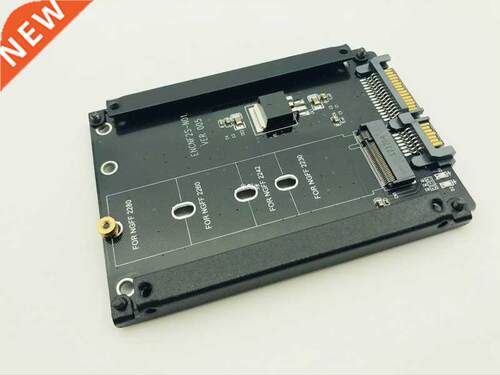 Black Metal Case B+M key M.2 NGFF SSD to 2.5 SATA .0 6Gb Ad