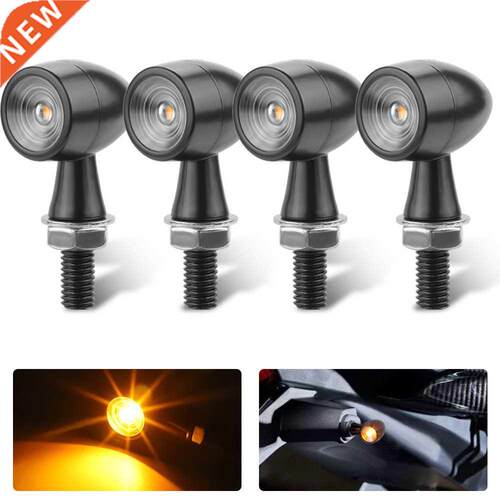 Universal Mini LED Motorcycle Turn Signal light lamp 12V Amb