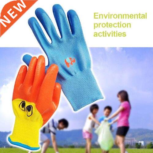 Kids Children Protective Gloves Durable Waterproof Garden
