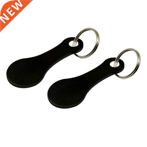 2pcs Ring For Key Keychain Metal Aluminum Alloy Black Shoppi