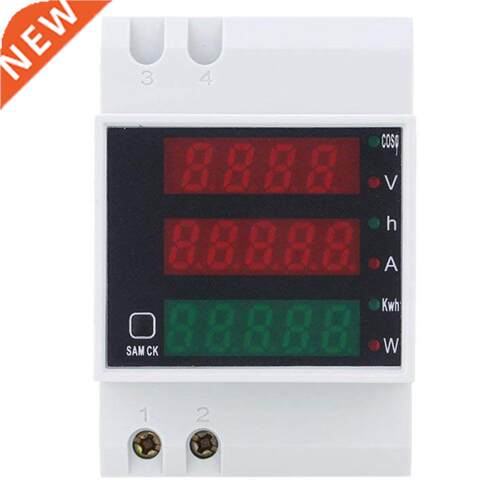 AC 200-450V power meter DIN rail type digital display