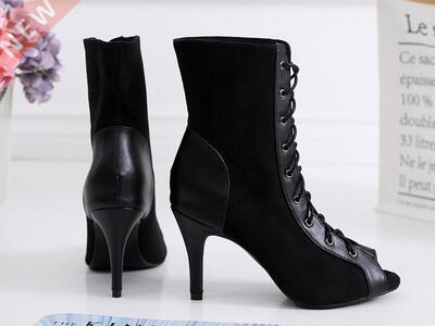 Outdoor Salsa Ballroom Practice Latin Dance Shoes Woman Disc