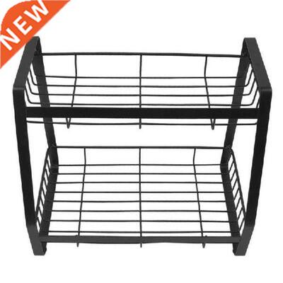 2 Layers Integrated Seasoning Rack Metal Spice Rack