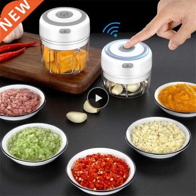 100/250ml Electric Mini Garlic Crusher Portable Chopper USB