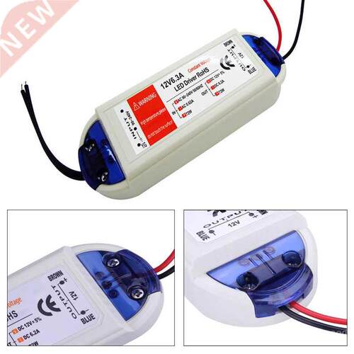12V 6.3A 72W Constant Voltage Led Driver Power Supply AC90-2