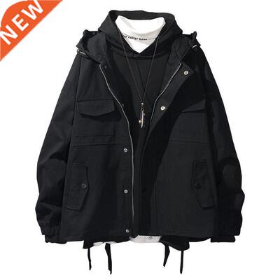 M-2XL Mens Jackets And Coats Streetwear Bomber Jacket Men Wi