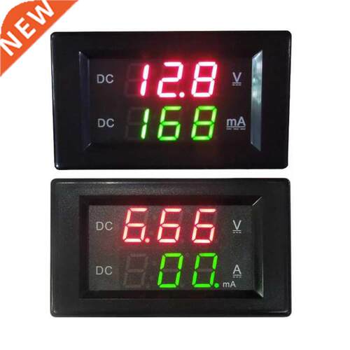 DC 600V 20A Voltmeter Ammeter Volt Amp Tester Gauge Meter Re