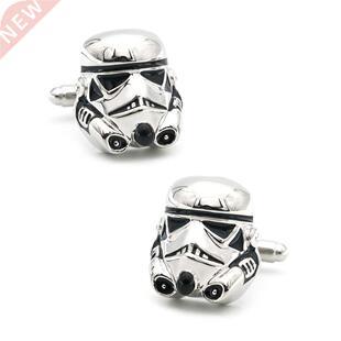 Movie Design Star Wars Stormtrooper Cufflinks For Men Qualit