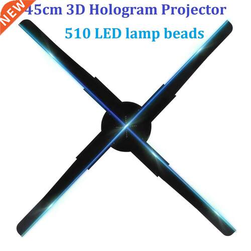 45cm Wf 3D Hologram Projector Wall-mounted LED Fan Sgn