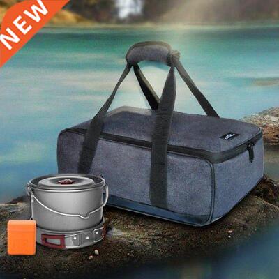 Camping Cookware Bag Portable Waterproof Pot Stove Storage