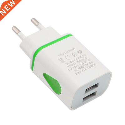USB Wall Charger for Samsung Xiaomi Dual Port 2A Output Trav