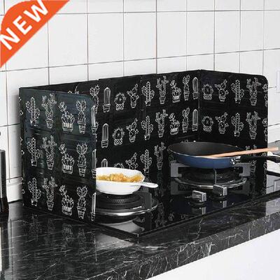 Kitchen Tools Foldable Aluminium Foil Frying Pan Oil Splash