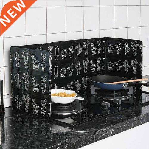 Kitchen Tools Foldable Aluminium Foil Frying Pan Oil Splash