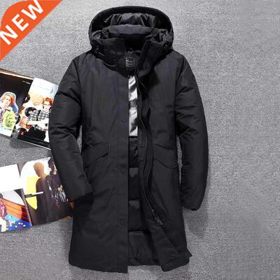 Long Down Jacket Men Top Qualty Thck Wnter 2022 NEW Hat D