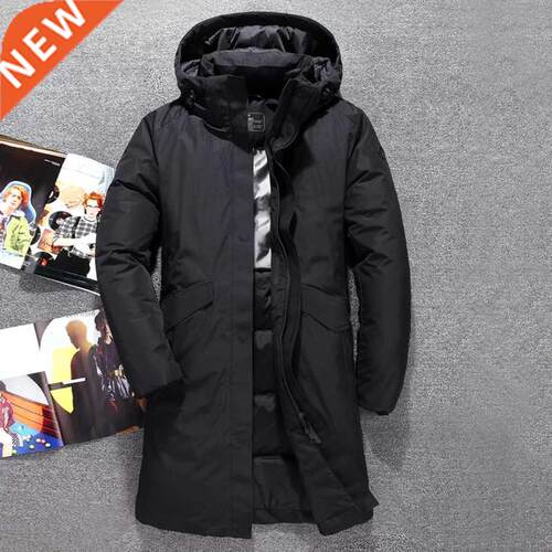 Long Down Jacket Men Top Qualty Thck Wnter 2022 NEW Hat D
