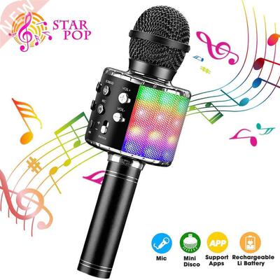 WS858 Portale luetooth-compatile Karaoke Microphone Wirel