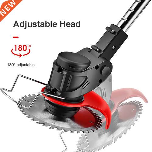 24V Cordless Electric Grass Trimmer 1680W Adjustable Lawn Mo