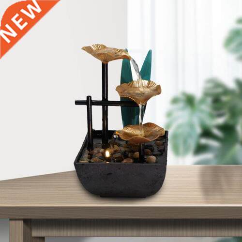 Indoor Waterfall Fountain Home Tabletop Zen Relaxation Water