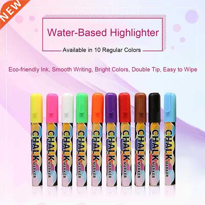 10 Colors Liquid Chalk Marker Chalkboard Highlighter 6mm Re