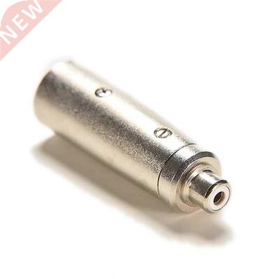3 Pin XLR Plug Male to RCA Female Audio Jack Adapter Connect