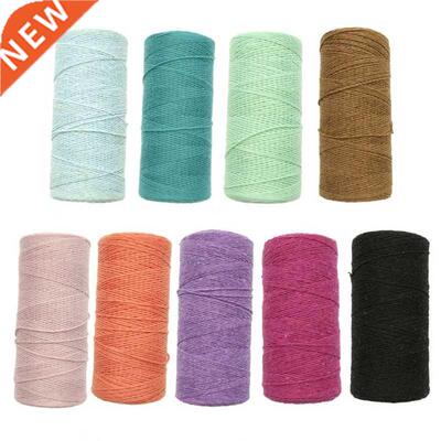 2 Roll 1mm Pure Cotton Loom Warp Thread Yarn for Weaving
