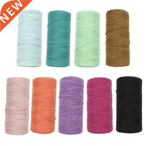 2 Roll 1mm Pure Cotton Loom Warp Thread Yarn for Weaving