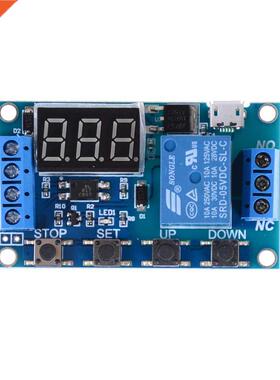 LED Display Time Delay Relay Module Board DC Control Program