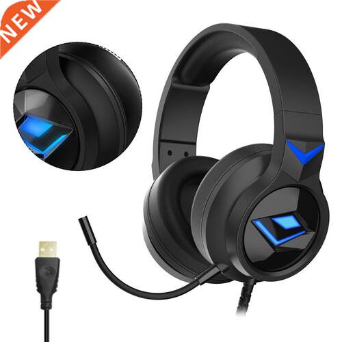 Wired Headsets Comfortable 7.1 Channels With Mic D Stereo M
