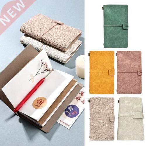 1 Pc A6 Vintage Notebook Handbook Notepad Embossed Craft Ret