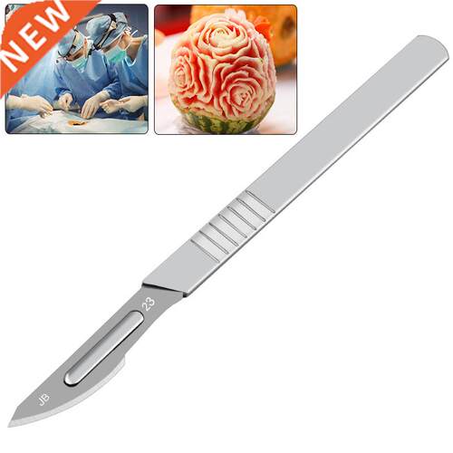 10pcs 11# 23# Carbon Steel Surgical Scalpel Blades + 1pc Han