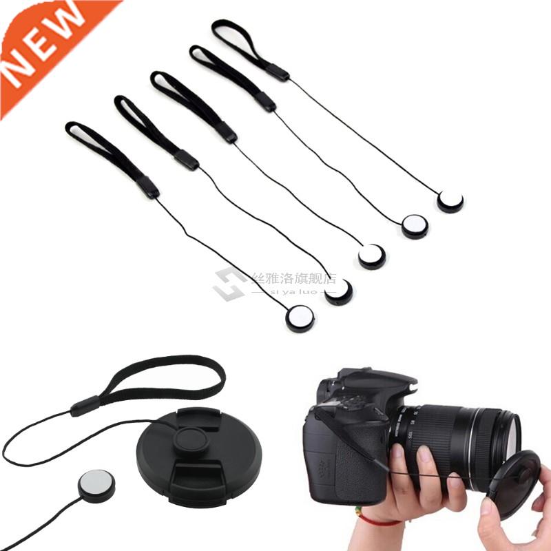 5pcs/lots DSLR Lens Cover Cap Holder Keeper Strap Cord Stri