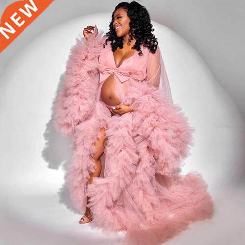 Unique Prom Dresses Custom Made Tulle Maternity Robes Women