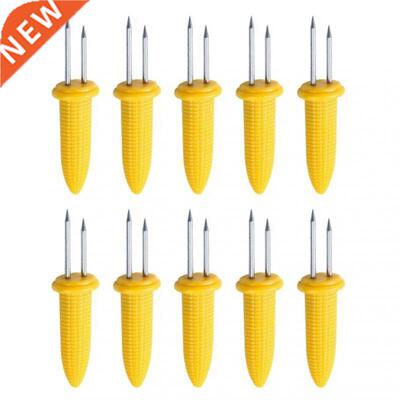10PC Reusable BBQ Corn Holders Safe Stainless Steel Corn On