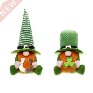 Patrick&p;#39;s Day Gnome Plush Elf Decorations Scandinavian
