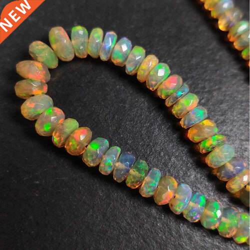 OPAL roundel faceted AAAA3.5-5.5MM for  jewelry making l