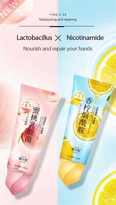 Peach Lemon Moisturizing Hand Cream Hydrating Repair Skin