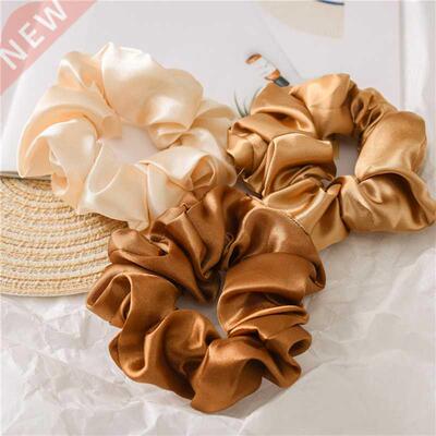 Women Silk Scrunchie Elastic Handmade Multicolor Hair and t