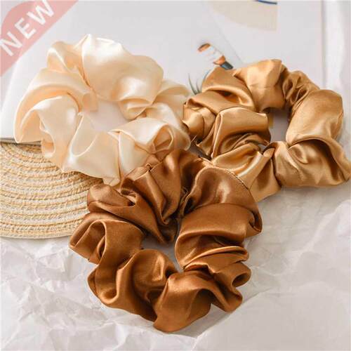 Women Silk Scrunchie Elastic Handmade Multicolor Hair and t