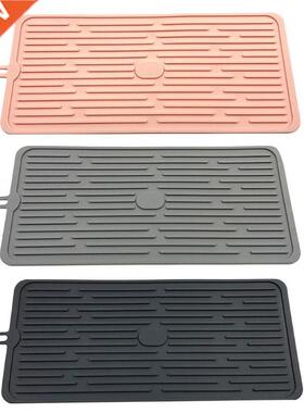 2PCS Foldable Silicone Dish Drying Mat Non-Slip Placemat