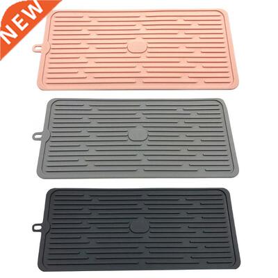 2PCS Foldable Silicone Dish Drying Mat Non-Slip Placemat