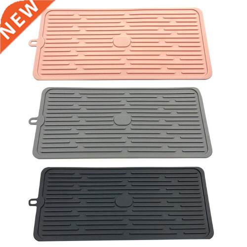 2PCS Foldable Silicone Dish Drying Mat Non-Slip Placemat