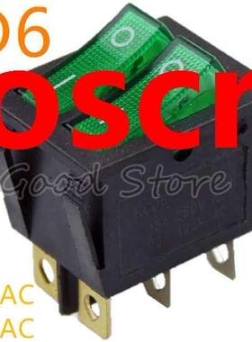 1PCS KCD8 6 Pin 2 Position 15A 250V 20A 125VAC ON-OFF With G